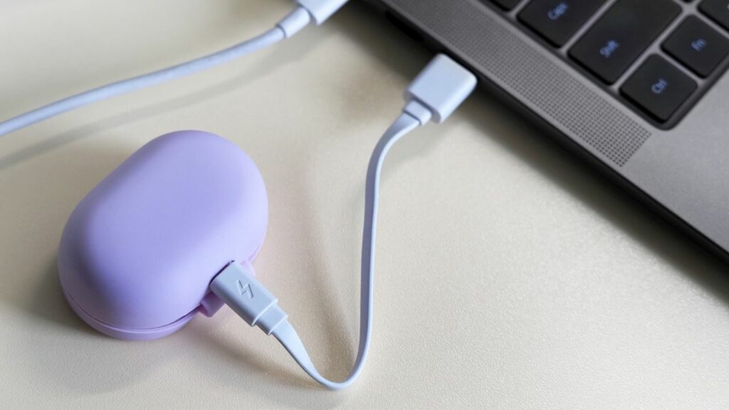 You can charge your Bose Soundsport headphones via the USB port of the laptop or computer