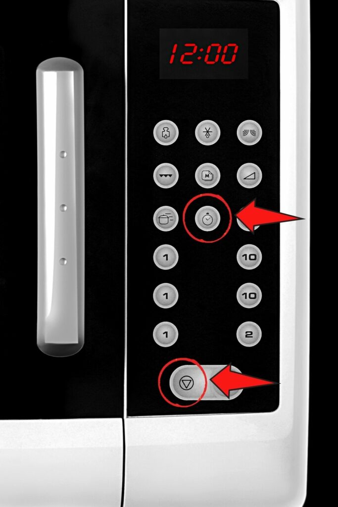 To unlock a Samsung microwave, press the clock and more buttons together for 3 seconds, the same as how you lock it