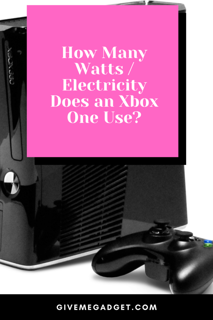 How Many Watts / Electricity Does An Xbox One Use?