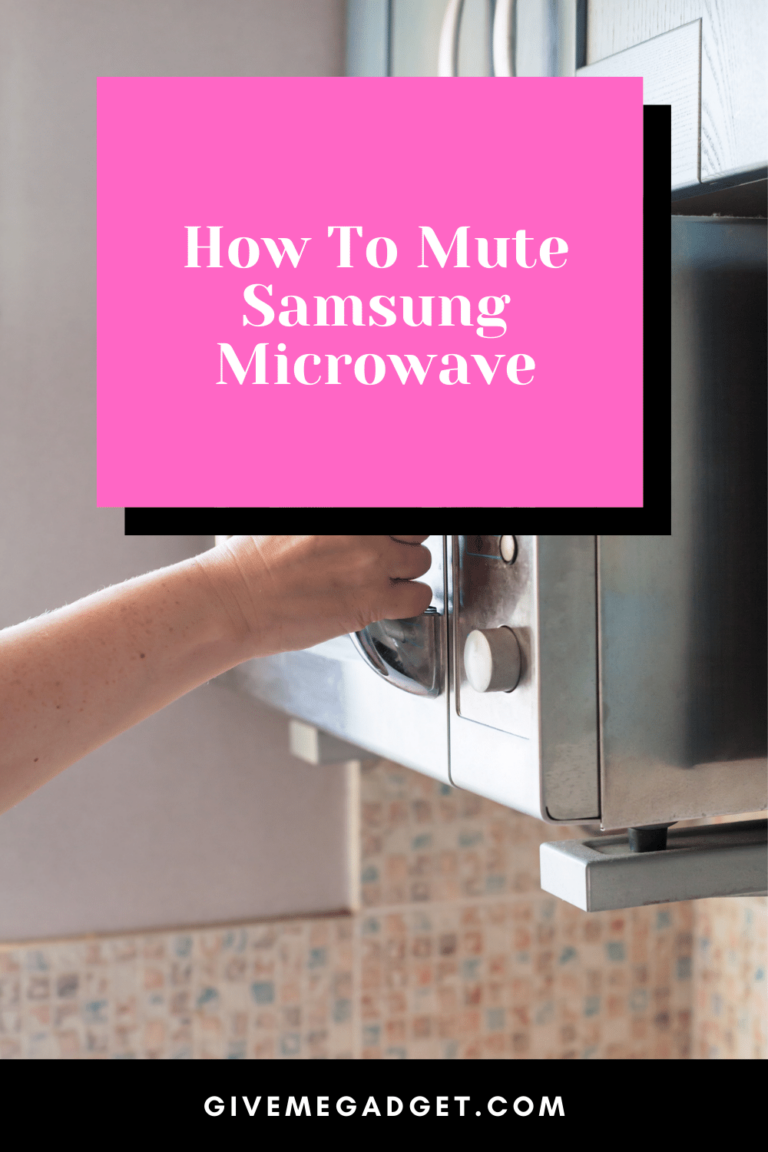 How To Mute Samsung Microwave - #1 Best Tips